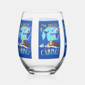 Verre À Vin Sans Pied Le Bateau Dragon Appelle (Recto)