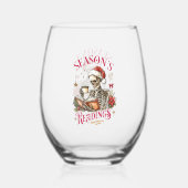 Verre À Vin Sans Pied Lectures de saison (Recto)