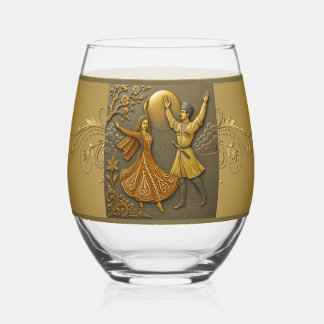 Verre À Vin Sans Pied L'ensemble de vaisselle sans pied Les Gardiens de 