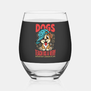 Verre À Vin Sans Pied Les chiens nous enseignent d'importantes leçons de