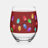 Verre À Vin Sans Pied Les Lumières de Glowing (Verso)