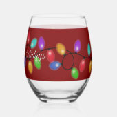 Verre À Vin Sans Pied Les Lumières de Glowing (Gauche)