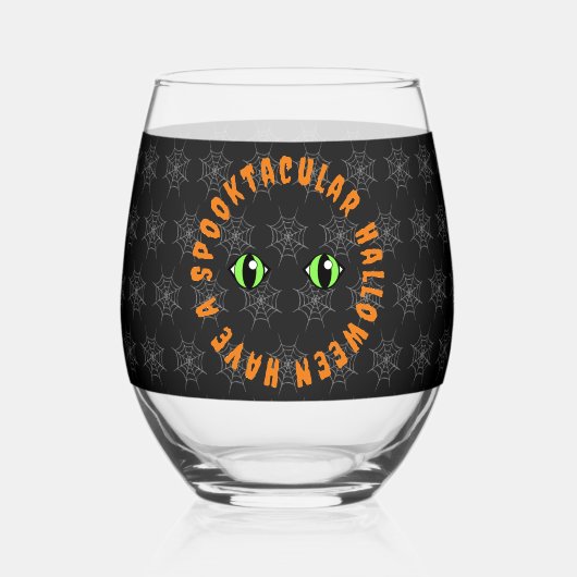 Verre À Vin Sans Pied Les yeux l'ont (Recto)