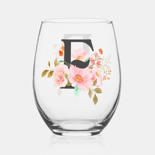 Verre À Vin Sans Pied Lettre F