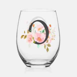 Verre À Vin Sans Pied Lettre O