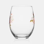 Verre À Vin Sans Pied Lettre S (Droite)