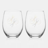 Verre À Vin Sans Pied libellule d'infini (Verso)