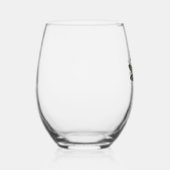 Verre À Vin Sans Pied Libellule étoile de Noël (Droite)