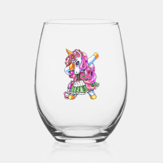 Verre À Vin Sans Pied Licorne qui dab Oktoberfest Dirndl Costume Bavaroi