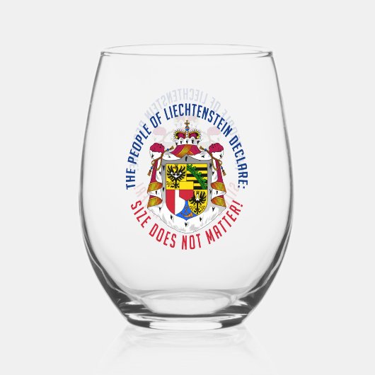 Verre À Vin Sans Pied Liechtenstein (Recto)