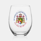 Verre À Vin Sans Pied Liechtenstein (Verso)
