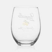 Verre À Vin Sans Pied Limoncello (Verso)