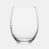 Verre À Vin Sans Pied Live Love Latke Hanoukka Design (Gauche)