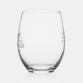 Verre À Vin Sans Pied Livre de Lover (Gauche)