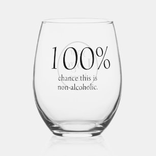 Verre À Vin Sans Pied Loisir Business Logo Sober Bar