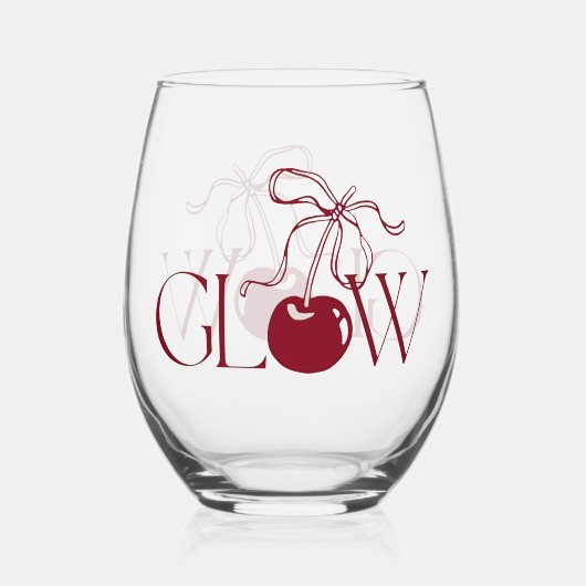 Verre À Vin Sans Pied Lueur (Recto)