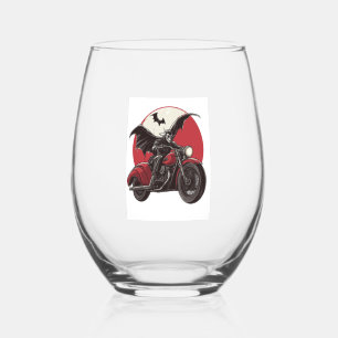 Verre À Vin Sans Pied Lune Vampire