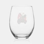 Verre À Vin Sans Pied Lune Vampire (Verso)