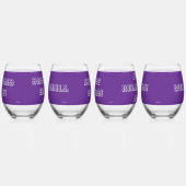 VERRE À VIN SANS PIED LUNETTES AVEC MOTS (Droite)