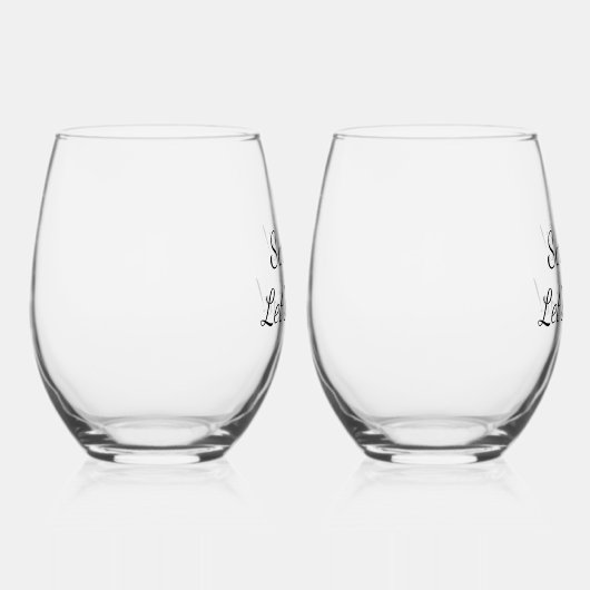 Verre À Vin Sans Pied Lunettes de vin amusantes (Droite)