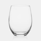 Verre À Vin Sans Pied M. et Mme Mariage (Gauche)
