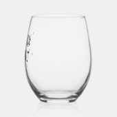 Verre À Vin Sans Pied M. et Mme Newlyhed Hearts (Gauche)