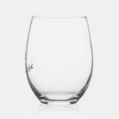 Verre À Vin Sans Pied Mahjong Design Verre sans pierre (Gauche)