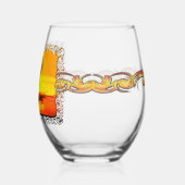 Verre À Vin Sans Pied Malecon Sunset 2441 (Gauche)