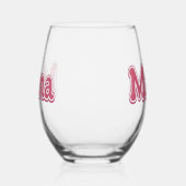 Verre À Vin Sans Pied MAMA en gros, Cadeau maman (Droite)