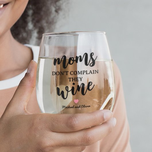 Verre À Vin Sans Pied Maman drôle