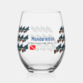 Verre À Vin Sans Pied Mandarinfish (Recto)