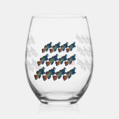 Verre À Vin Sans Pied Mandarinfish (Verso)