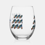 Verre À Vin Sans Pied Mandarinfish (Gauche)