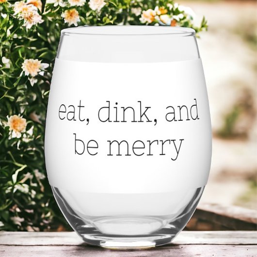 Verre À Vin Sans Pied Mangez Dink and Be Joyeux Pickleball