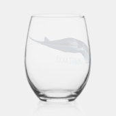 Verre À Vin Sans Pied Manta Ray (Verso)