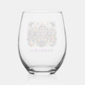 Verre À Vin Sans Pied Mardi Gras (Verso)