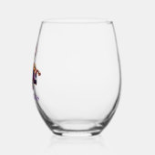 Verre À Vin Sans Pied Mardi Gras (Gauche)