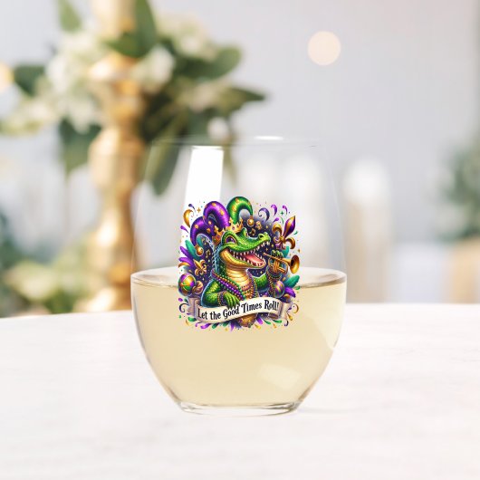 Verre À Vin Sans Pied Mardi Gras (Insitu (Mariage))