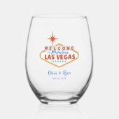 Verre À Vin Sans Pied Mariage Las Vegas (Recto)