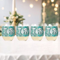 Mariage Seaglass Couple - Ses Hours vert pâle