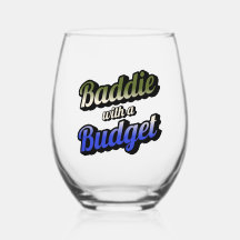 Mauvais avec un budget Verre sans pierre