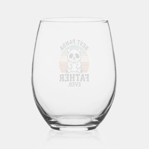 Verre À Vin Sans Pied Meilleur père panda jamais conception de chemise v