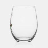 Verre À Vin Sans Pied Meilleure maman jamais colibri (Gauche)