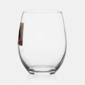 Verre À Vin Sans Pied Meilleure maman jamais script photo (Gauche)