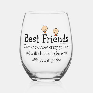 Verre À Vin Sans Pied Meilleurs amis