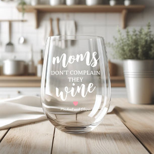 Verre À Vin Sans Pied Mère drôle