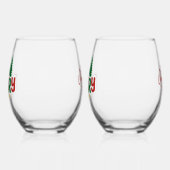Verre À Vin Sans Pied Merry & Bright It's Christmas Time (Gauche)