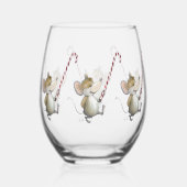 Verre À Vin Sans Pied Merry Mouse Moe (Recto)