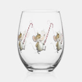 Verre À Vin Sans Pied Merry Mouse Moe (Verso)