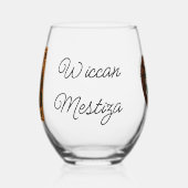 Verre À Vin Sans Pied Mesoamerican Emperor Medallion Aztec/Mayan Person (Gauche)